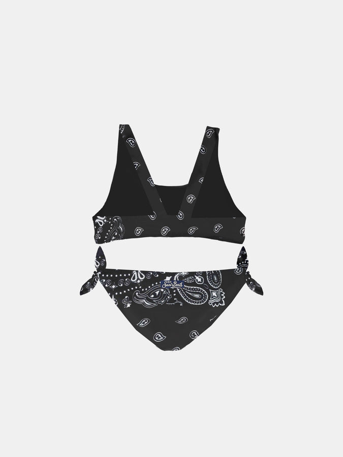Mc2 Saint Barth Bikini Nero Da Bambina