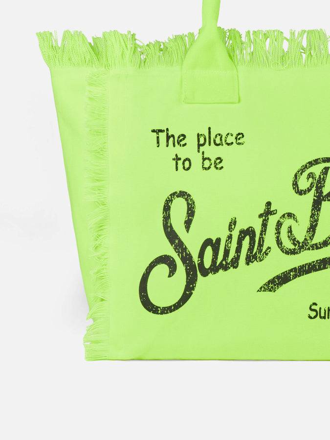 Mc2 Saint Barth Borsa A Spalla Vanity Giallo Fluo