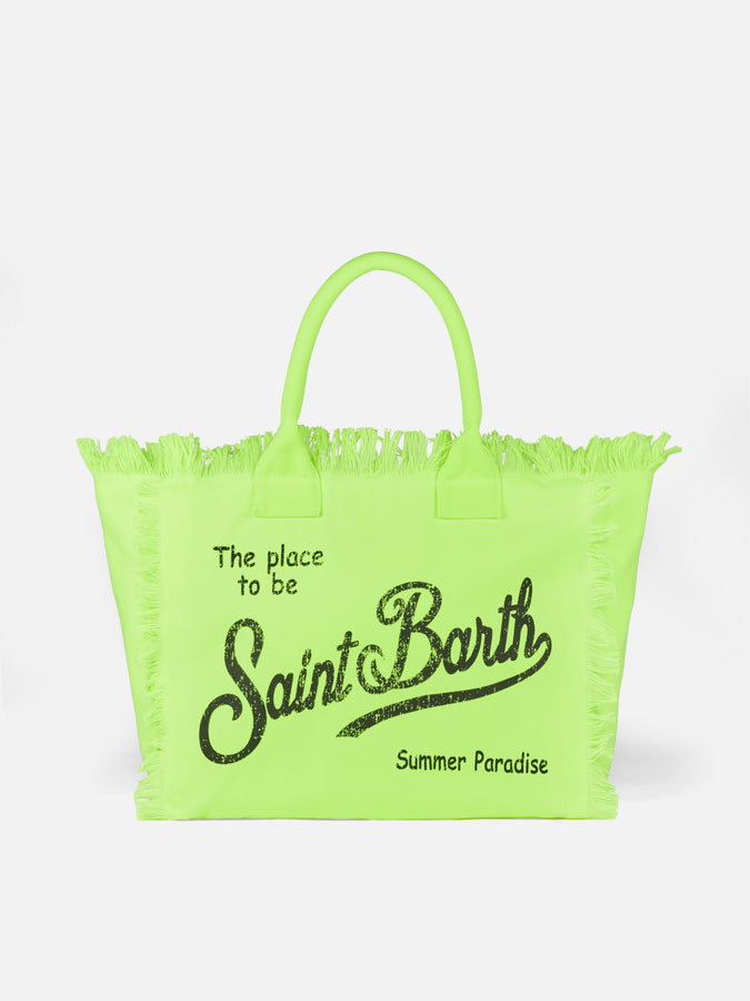 Mc2 Saint Barth Borsa A Spalla Vanity Giallo Fluo