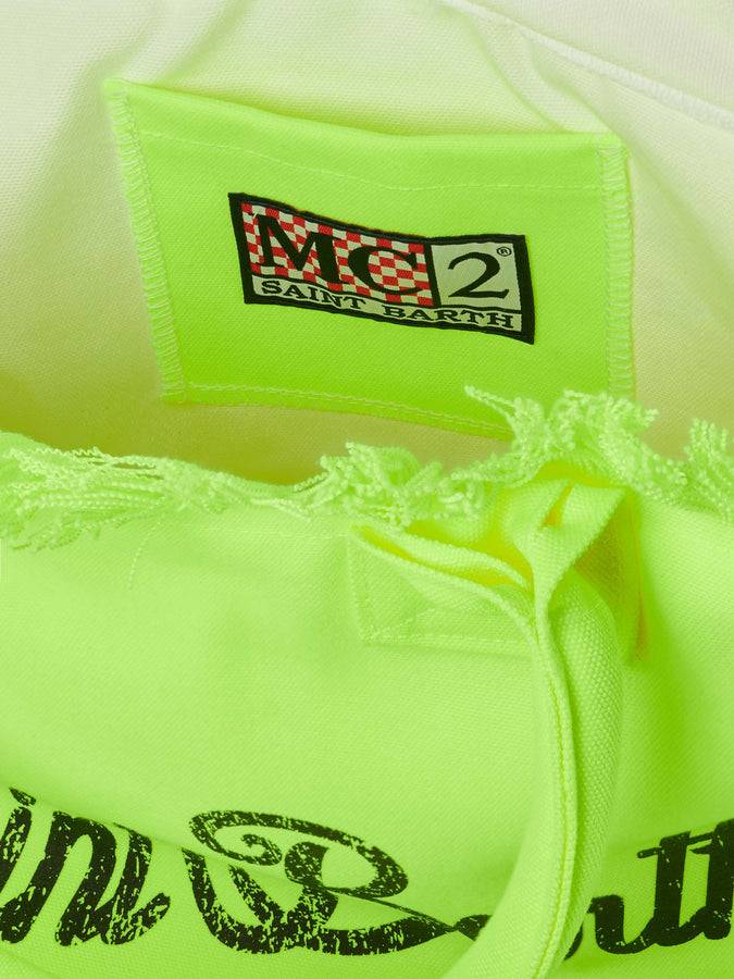 Mc2 Saint Barth Borsa A Spalla Vanity Giallo Fluo