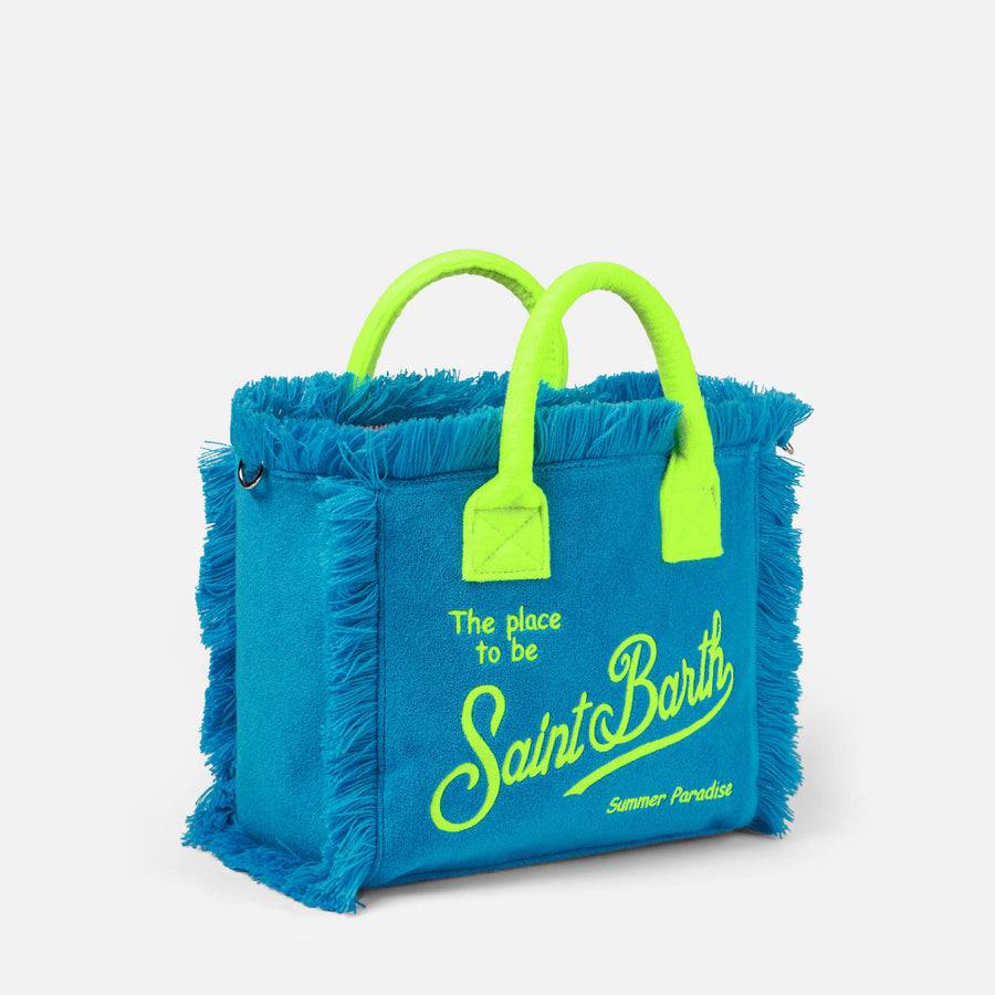 Mc2 Saint Barth Borsa Colette In Spugna Turchese