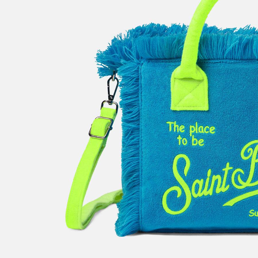Mc2 Saint Barth Borsa Colette In Spugna Turchese