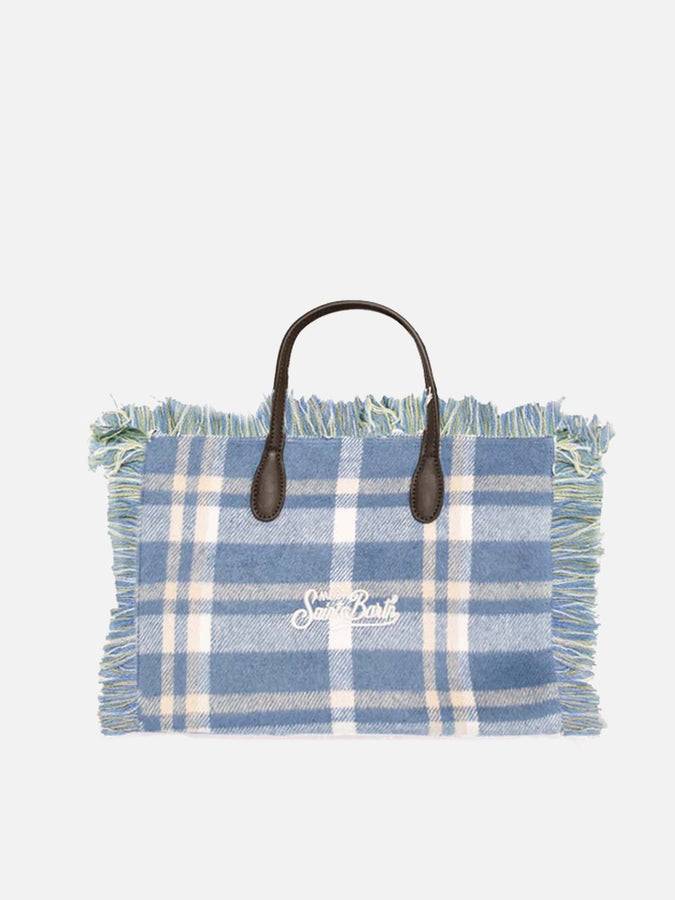 Mc2 Saint Barth Borsa Colette In Tartan Lanoso