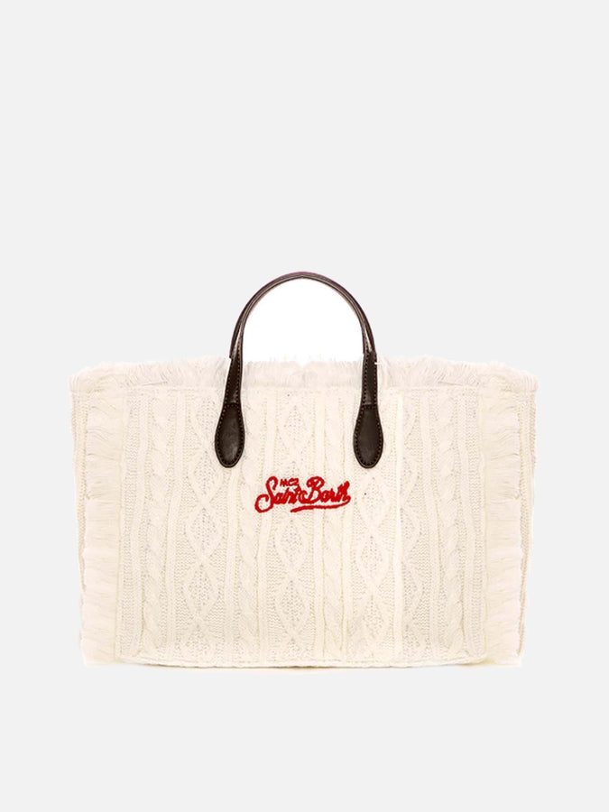 Mc2 Saint Barth Borsa Colette Tricot Bianca
