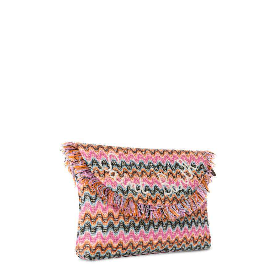 Mc2 Saint Barth Borsa In Paglia Con Frange