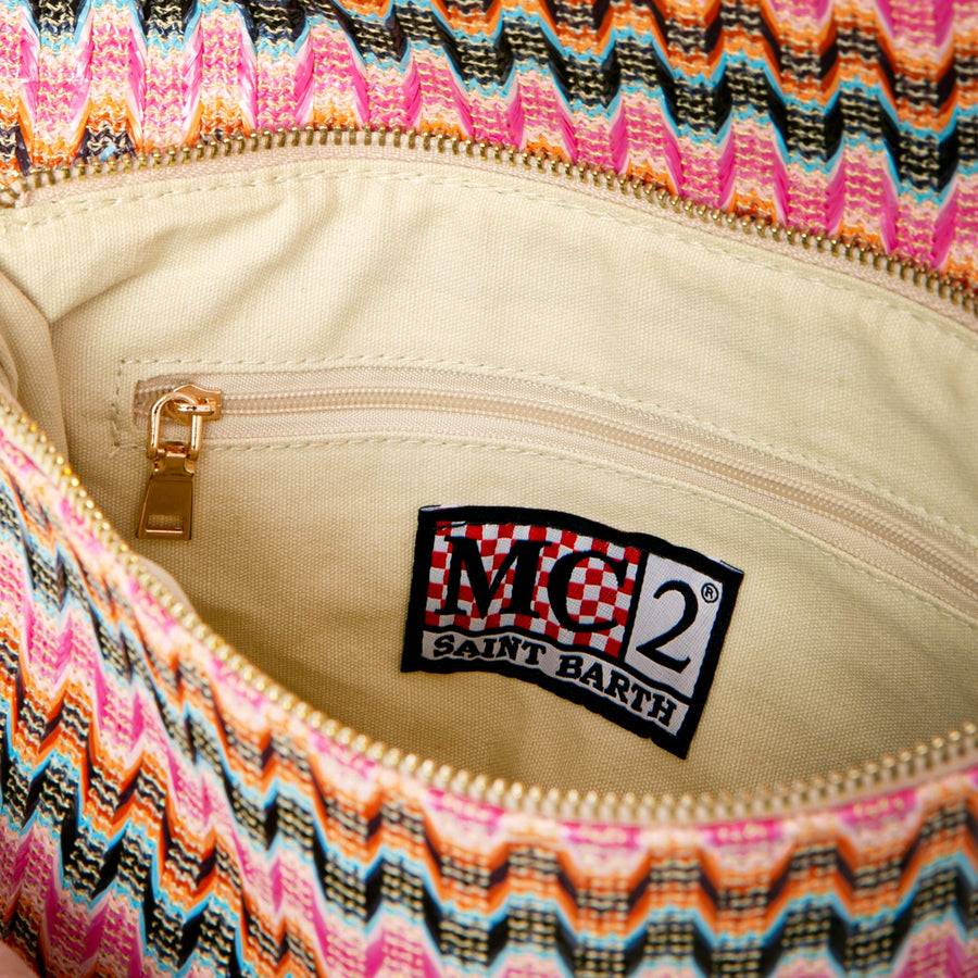 Mc2 Saint Barth Borsa In Paglia Con Frange