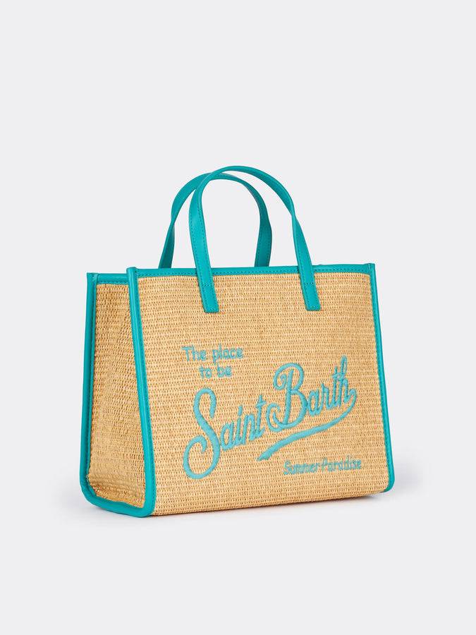 Mc2 Saint Barth Borsa Midi Vivian In Paglia Beige