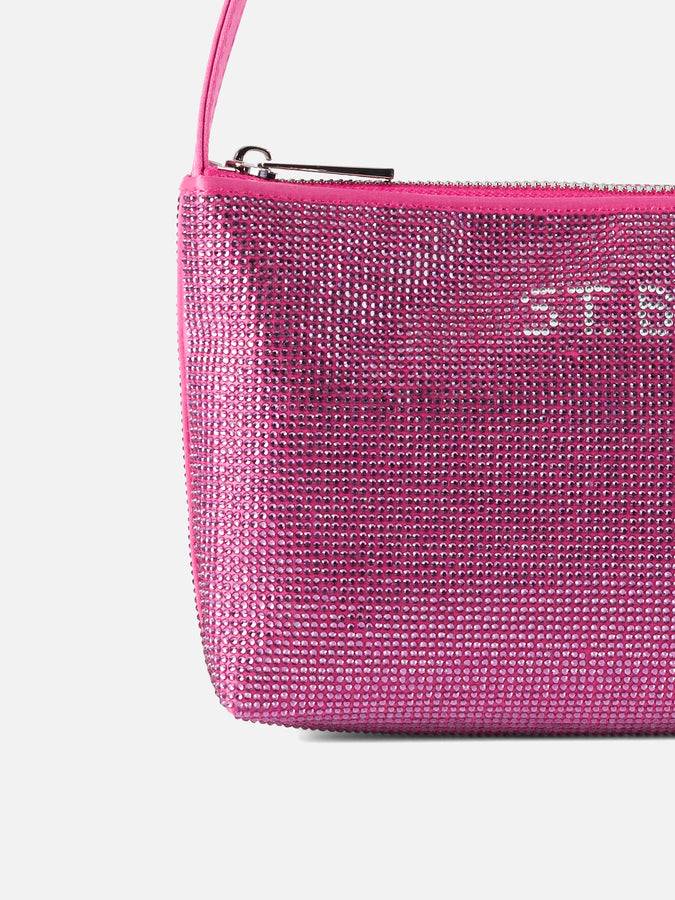 Mc2 Saint Barth Borsa Mini Con Strass Fucsia