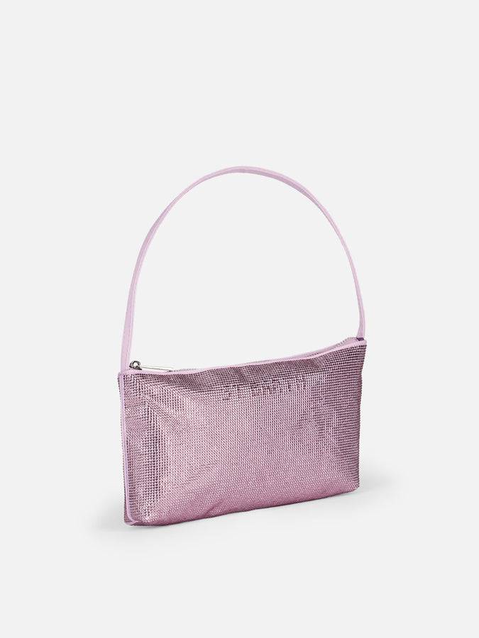 Mc2 Saint Barth Borsa Mini Con Strass Lilla