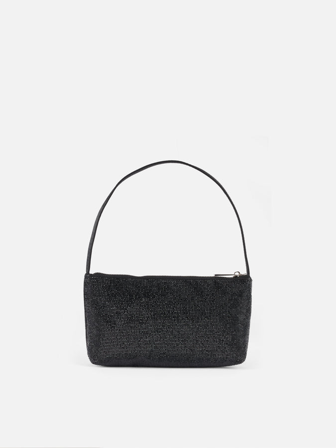 Mc2 Saint Barth Borsa Mini Con Strass Neri