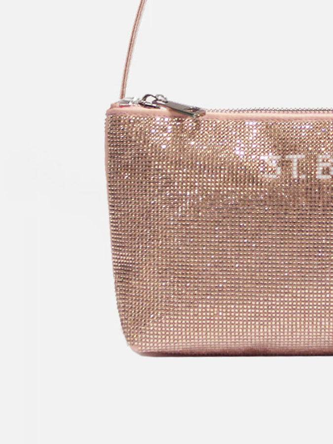 Mc2 Saint Barth Borsa Mini Con Strass Rose Gold