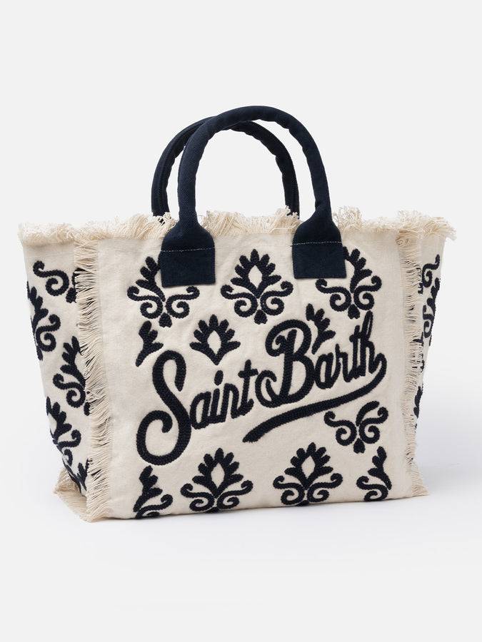 Mc2 Saint Barth Borsa Tote Vanity Rug Bianca E Blu