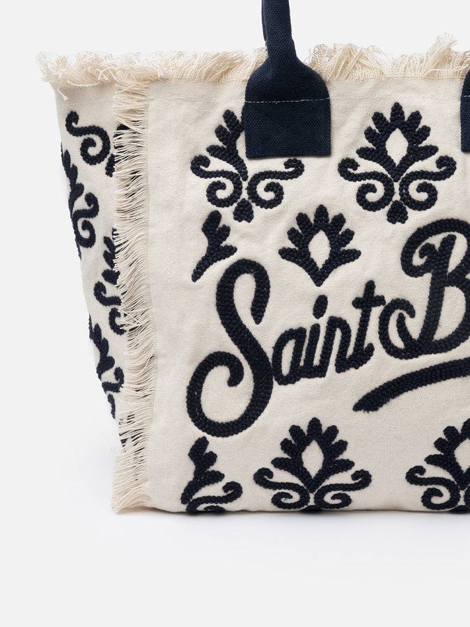 Mc2 Saint Barth Borsa Tote Vanity Rug Bianca E Blu