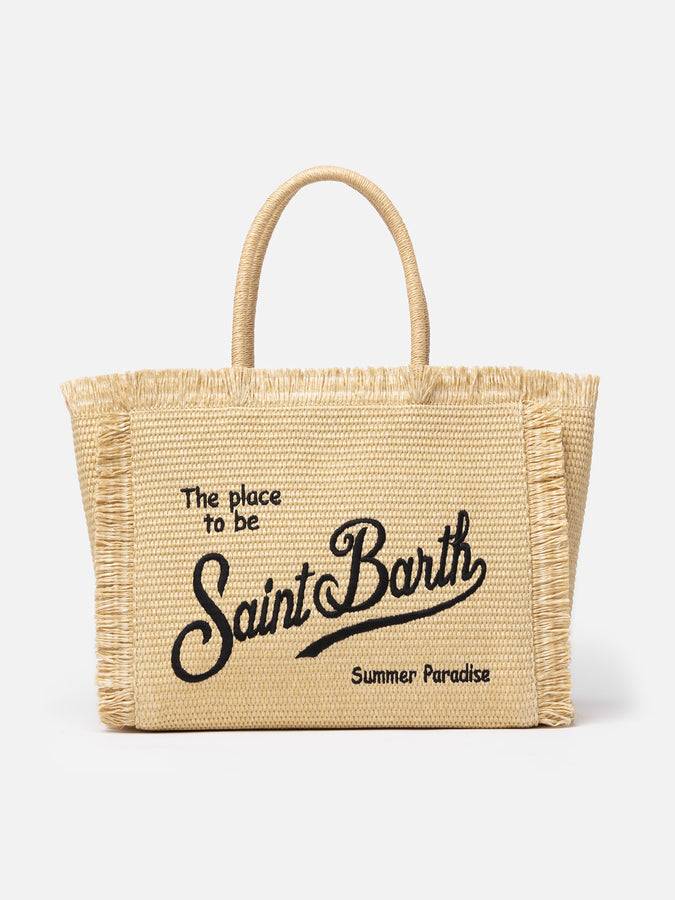 Mc2 Saint Barth Borsa tote Vanity Straw beige