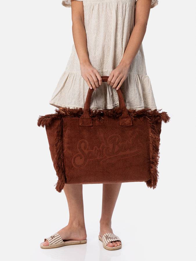 Mc2 Saint Barth Borsa Tote Vanity Terry Marrone