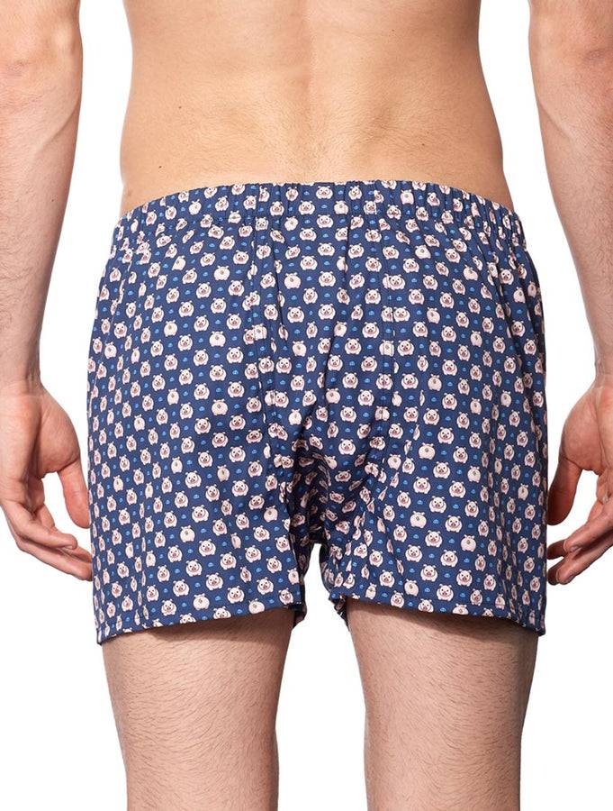 Mc2 Saint Barth Boxer Intimo Da Uomo Stampa Piggy