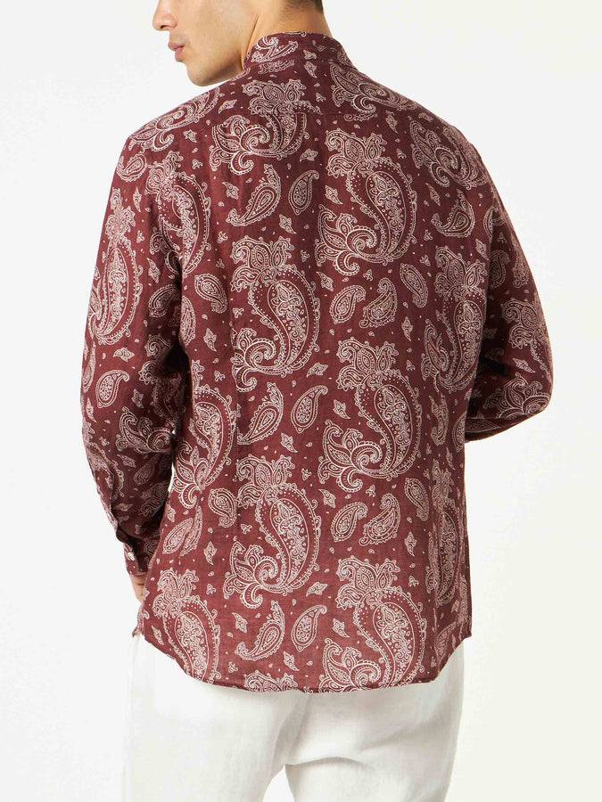 Mc2 Saint Barth Camicia Da Uomo Con Stampa Paisley