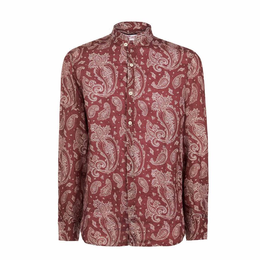 Mc2 Saint Barth Camicia Da Uomo Con Stampa Paisley