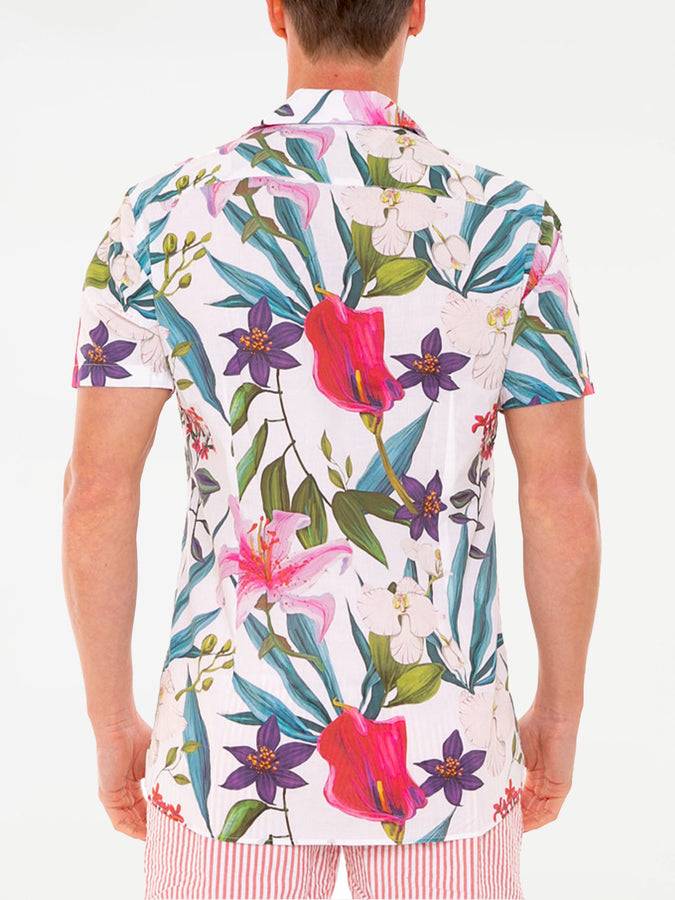 Mc2 Saint Barth Camicia Da Uomo Stampa Tropicale