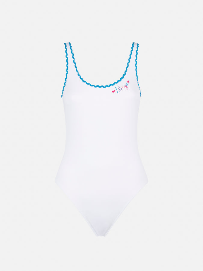 Mc2 Saint Barth Costume Intero Con Ricamo Ibiza