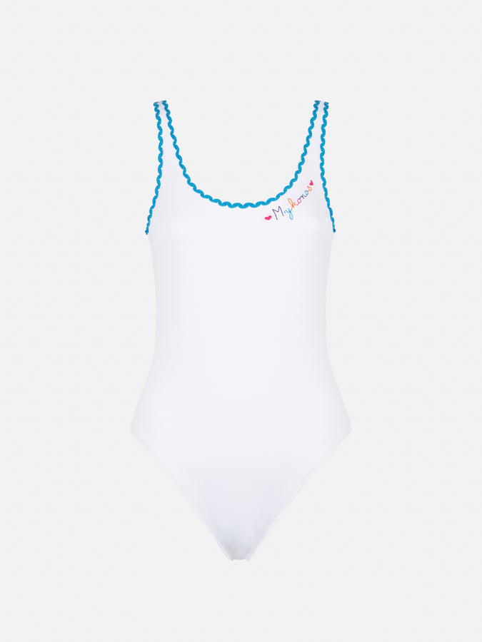 Mc2 Saint Barth Costume Intero Con Ricamo Mykonos