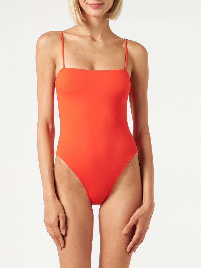 Mc2 Saint Barth Costume intero da donna arancione