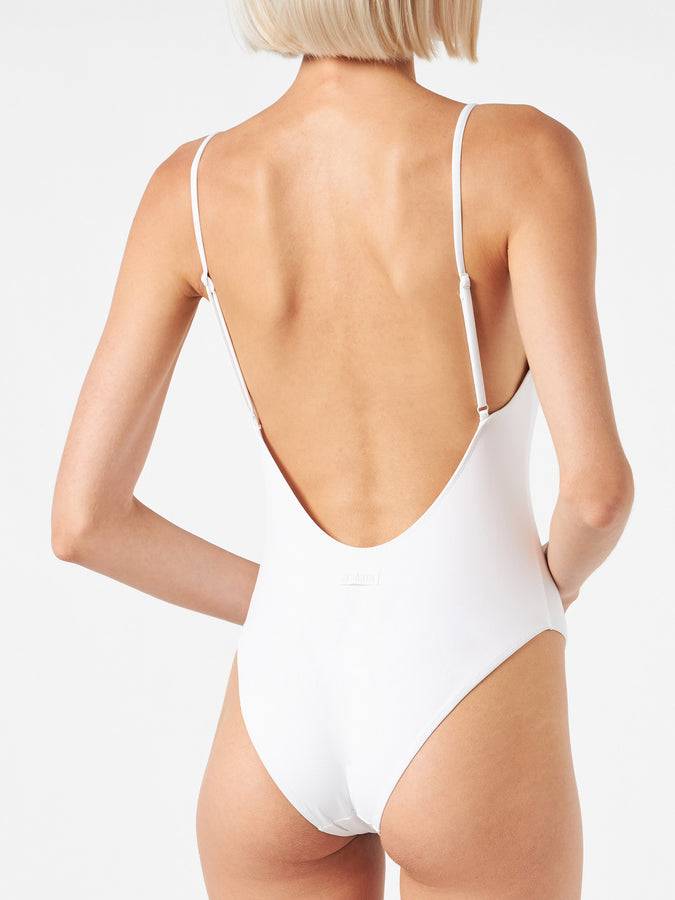 Mc2 Saint Barth Costume Intero Da Donna Bianco