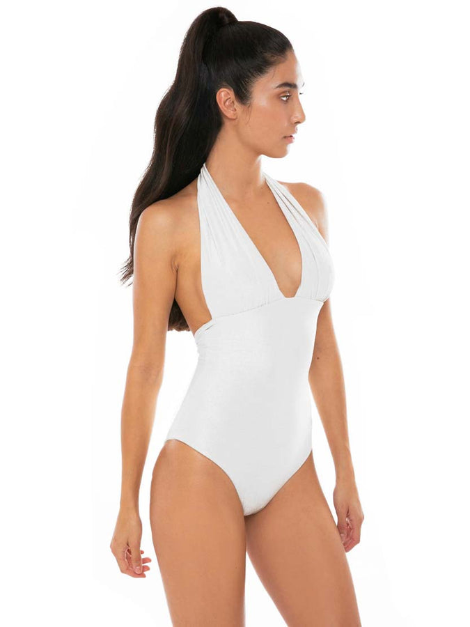 Mc2 Saint Barth Costume Intero Da Donna Bianco