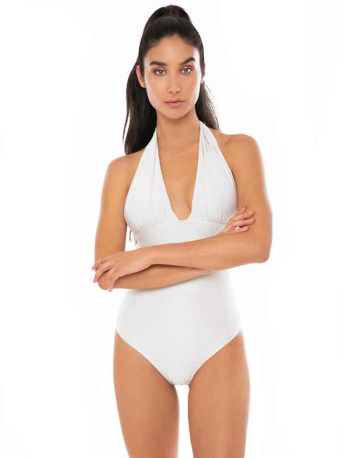 Mc2 Saint Barth Costume Intero Da Donna Bianco