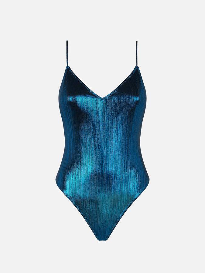 Mc2 Saint Barth Costume Intero Da Donna Blu Royal