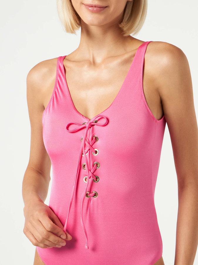 Mc2 Saint Barth Costume Intero Da Donna Rosa