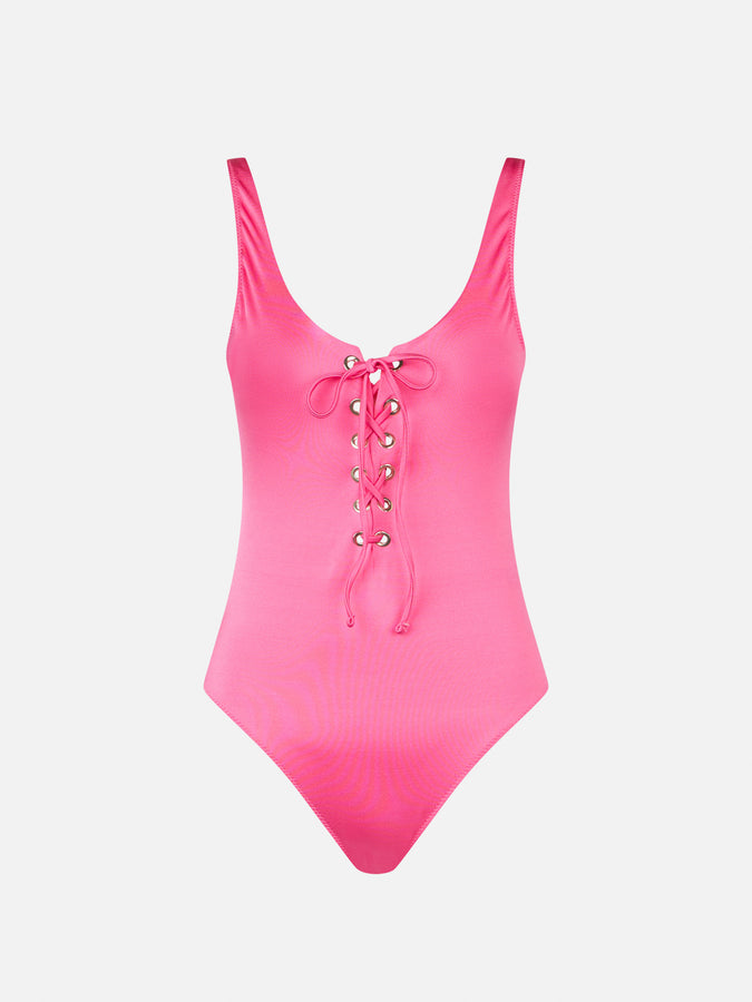 Mc2 Saint Barth Costume Intero Da Donna Rosa