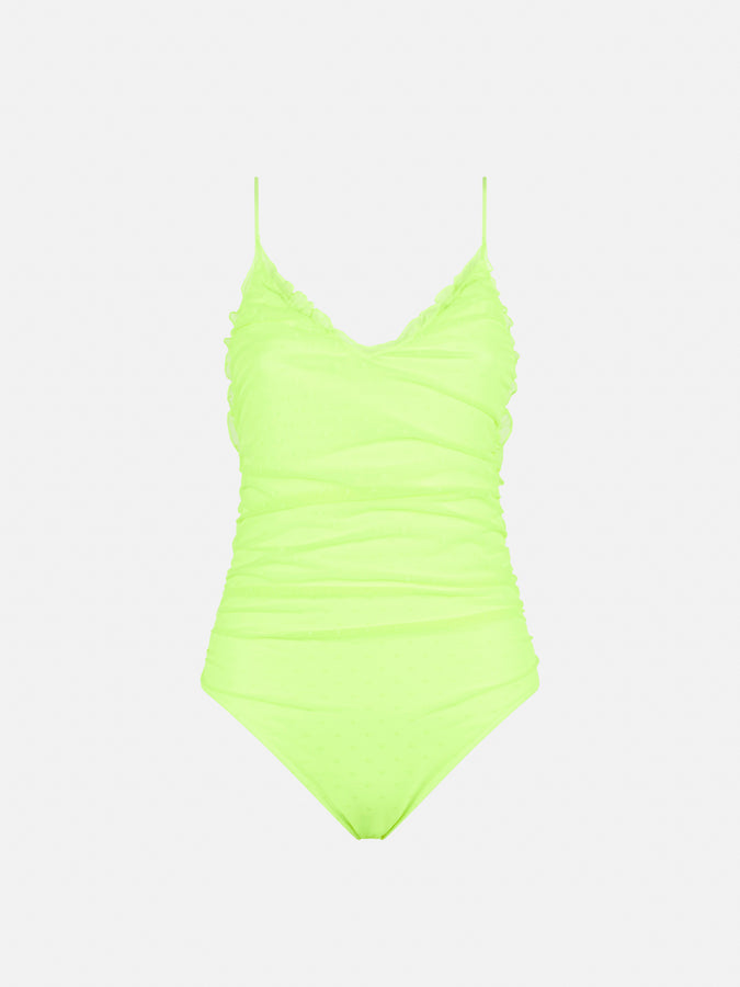 Mc2 Saint Barth Costume Intero Giallo Fluo