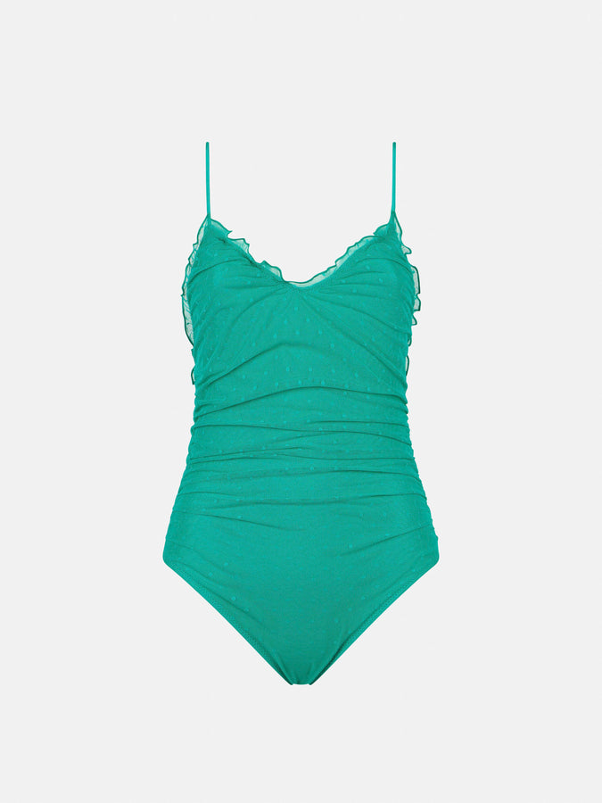 Mc2 Saint Barth Costume Intero Verde Smeraldo