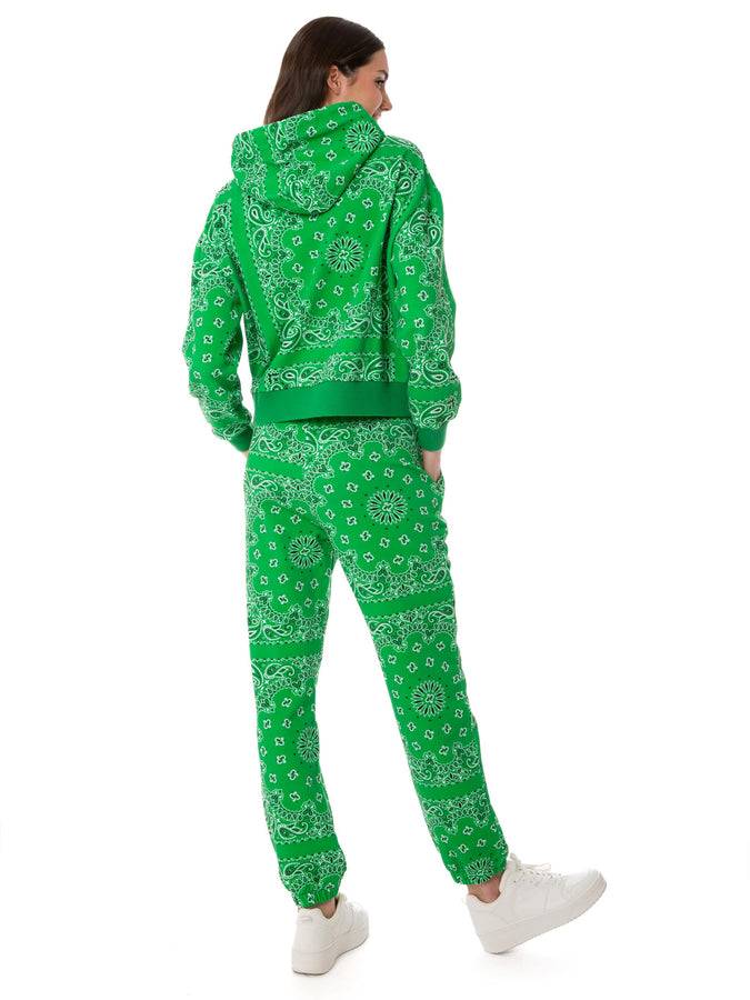 Mc2 Saint Barth Felpa In Cotone Con Stampa Bandana