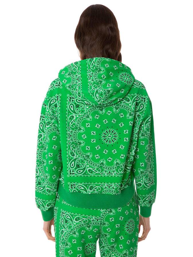 Mc2 Saint Barth Felpa In Cotone Con Stampa Bandana