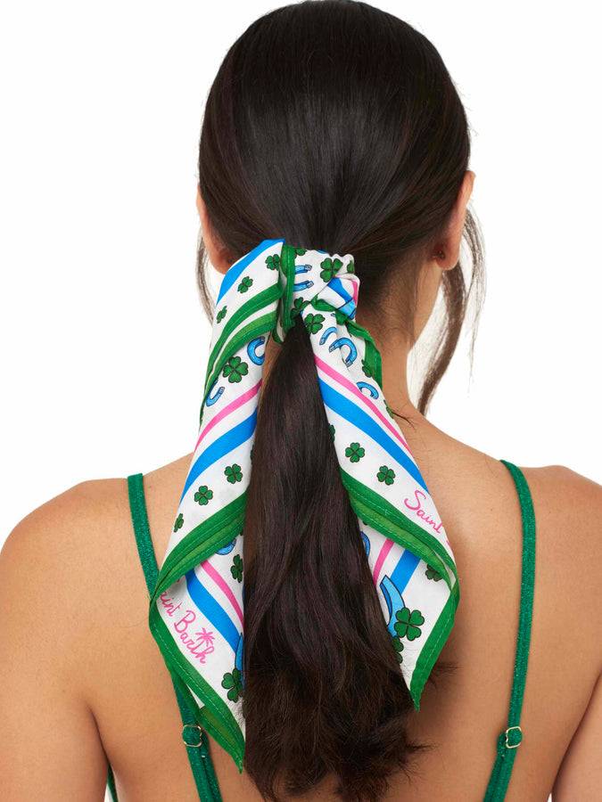 Mc2 Saint Barth Foulard Con Stampa Fortunata