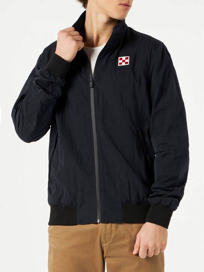 Mc2 Saint Barth Giacca marinaio blu con zip