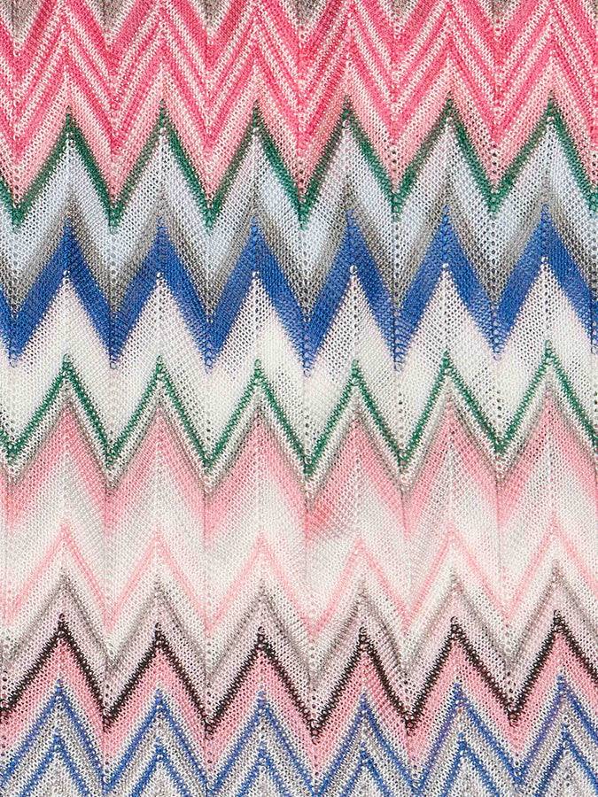 Mc2 Saint Barth Girl Pink Knitted Palazzo Pants