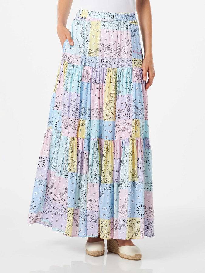 Mc2 Saint Barth Gonna in cotone stampa bandana