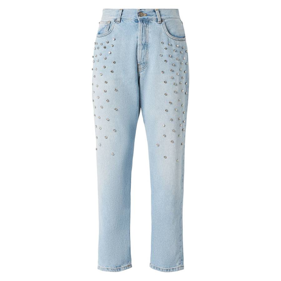 Mc2 Saint Barth Jeans Da Donna Con Strass