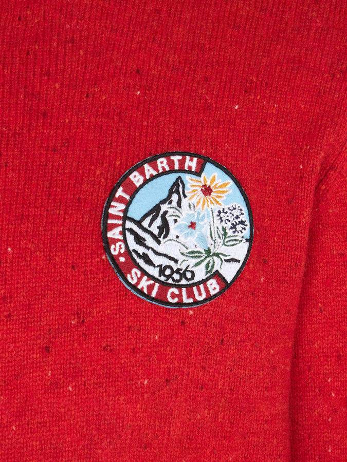 Mc2 Saint Barth Maglia Da Bambino Girocollo Rossa