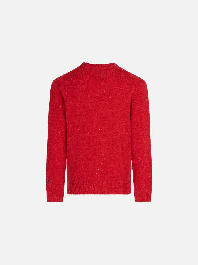 Mc2 Saint Barth Maglia Da Bambino Girocollo Rossa