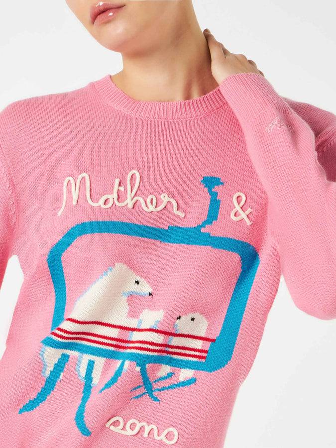 Mc2 Saint Barth Maglia Da Donna Con Ricamo Orsetti