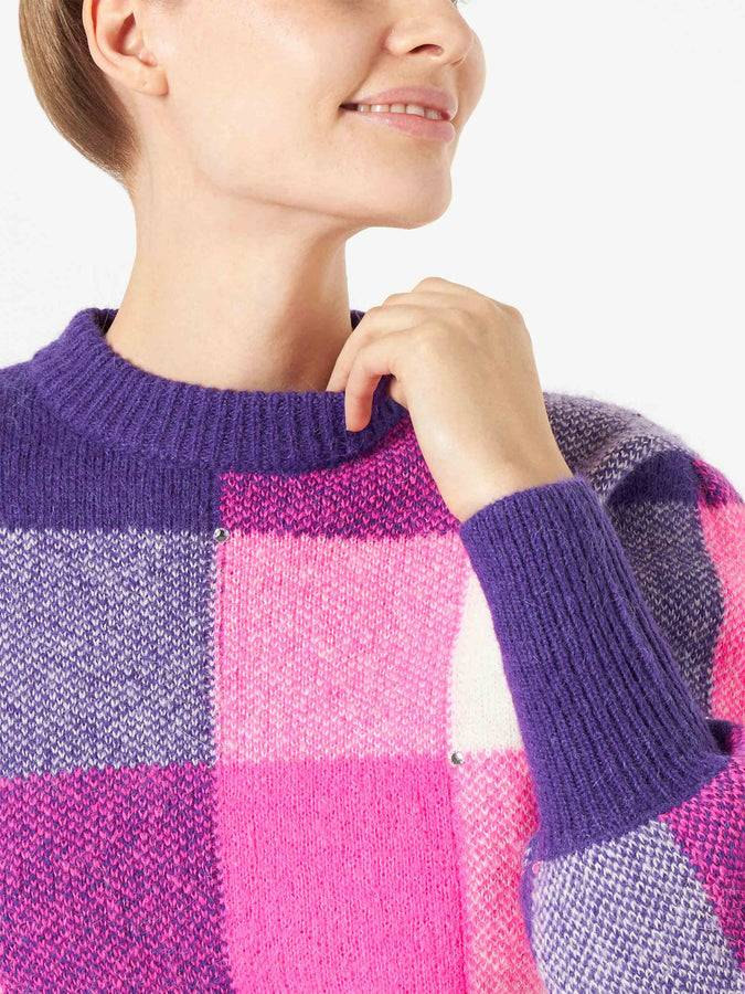 Mc2 Saint Barth Maglia Da Donna Garzata Con Strass