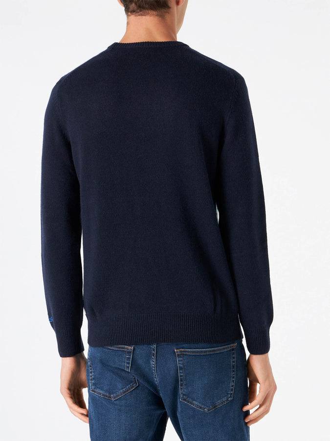 Mc2 Saint Barth Maglia Da Uomo Con Cartolina