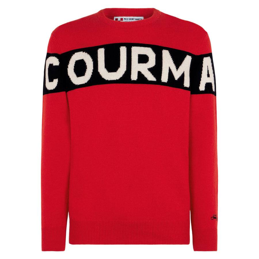 Mc2 Saint Barth Maglia Da Uomo Con Scritta Courma