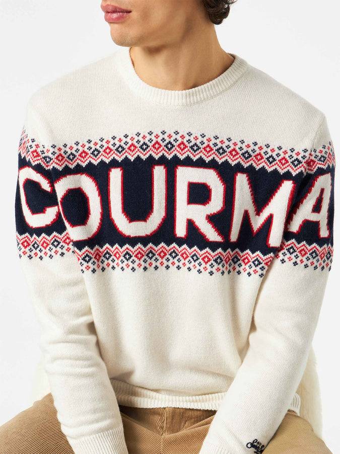 Mc2 Saint Barth Maglia Da Uomo Con Scritta Courma