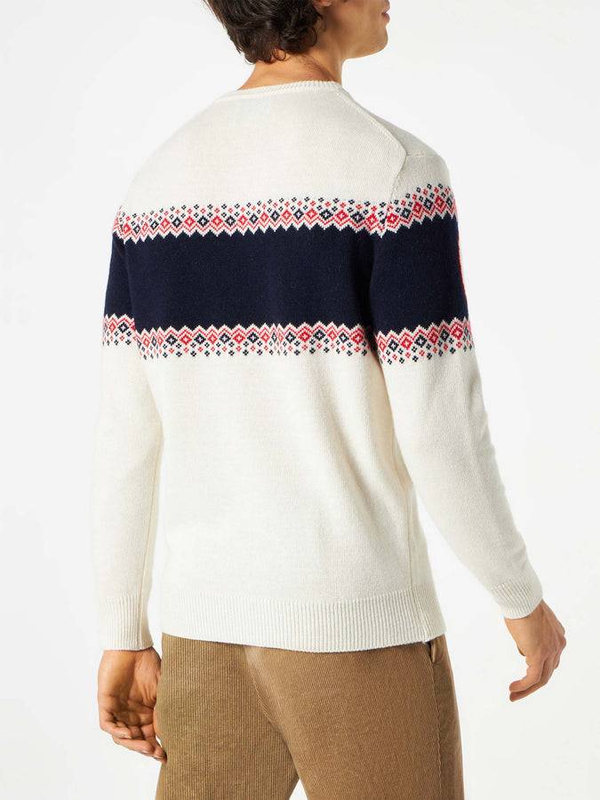Mc2 Saint Barth Maglia Da Uomo Con Scritta Courma