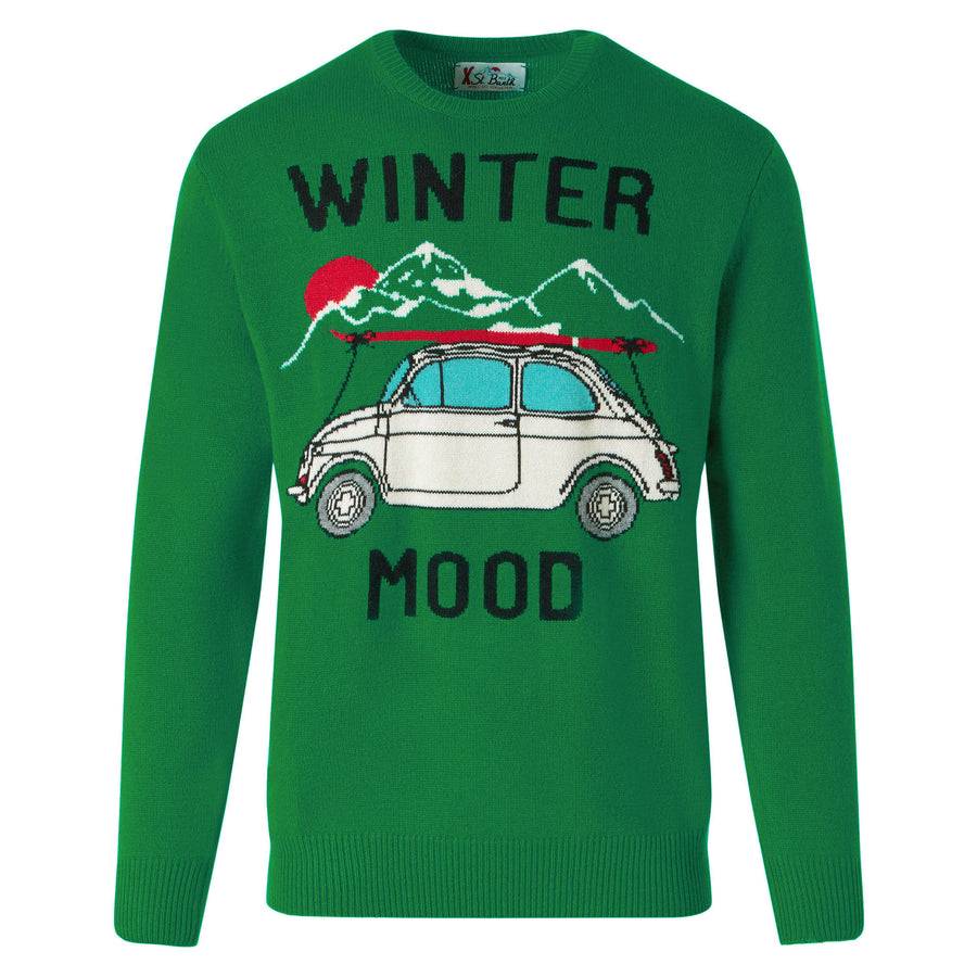 Mc2 Saint Barth Maglia Da Uomo Con Stampa Auto